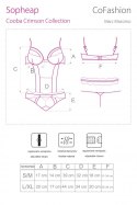 Body Sopheap CF 90392 Cooba Crimson Collection rozmiar - L/XL CZARNY