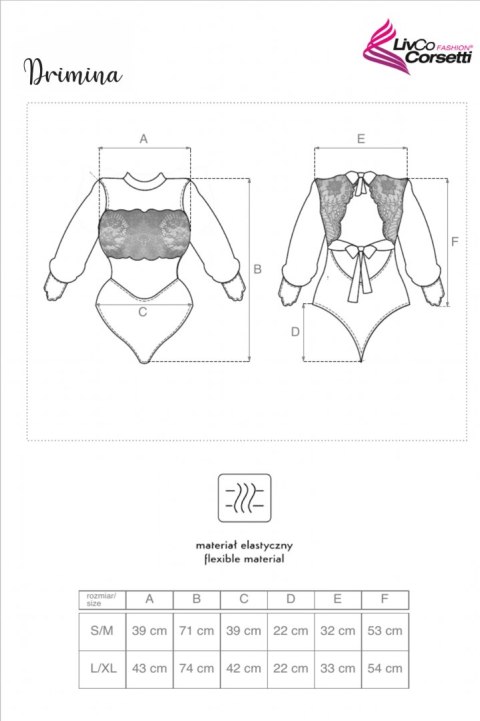 Drimina koronkowe Body Black Czarne Collection LivCo Corsetti Fashion rozmiar - L/XL NANVY BLUE Drimina koronkowe Body Black Czarne Collection LivCo Corsetti Fashion rozmiar - L/XL NANVY BLUE
