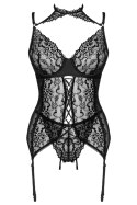 Gorset Giellandra Black Czarny For The Senses Collection LivCo Corsetti Fashion rozmiar - L/XL BLACK