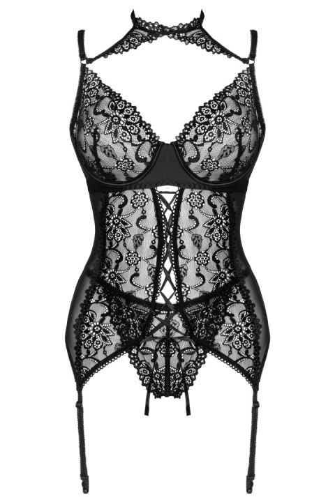 Gorset Giellandra Black Czarny For The Senses Collection LivCo Corsetti Fashion rozmiar - L/XL BLACK Gorset Giellandra Black Czarny For The Senses Collection LivCo Corsetti Fashion rozmiar - L/XL BLACK