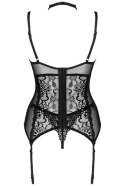 Gorset Giellandra Black Czarny For The Senses Collection LivCo Corsetti Fashion rozmiar - L/XL BLACK