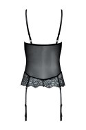 Gorset Kagami LC 90205 Concepcion Black Czarny CollectionLivCo Corsetti Fashion rozmiar - S/M CZARNY