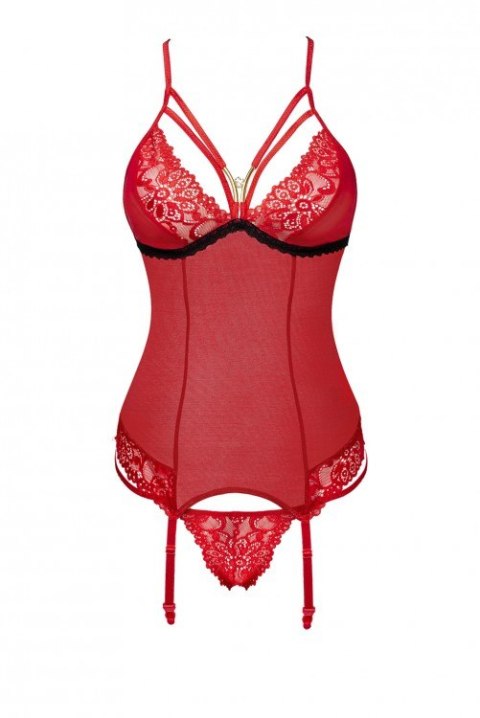 Gorset Parmin LC 90445 Salssa Red Collection rozmiar - L/XL CZERWONY Gorset Parmin LC 90445 Salssa Red Collection rozmiar - L/XL CZERWONY