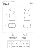 Homewear Wendi LC 90371 Touch Of Gray Szary Collection LivCo Corsetti Fashion rozmiar - S/M SZARY