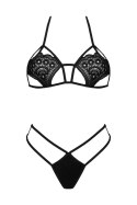 Jimena Black/Czarny zmysłowy komplet LivCo Corsetti Fashion rozmiar - S/L BLACK