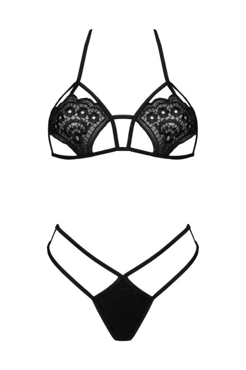 Jimena Black/Czarny zmysłowy komplet LivCo Corsetti Fashion rozmiar - S/L BLACK Jimena Black/Czarny zmysłowy komplet LivCo Corsetti Fashion rozmiar - S/L BLACK
